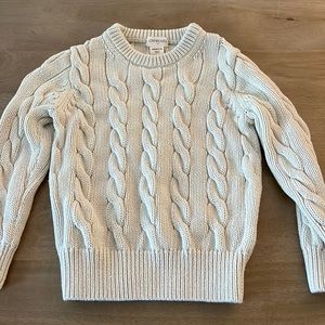 Crewcuts cable knit sweater